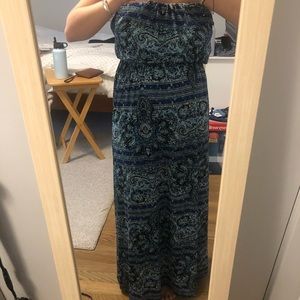 Strapless Maxi Dress